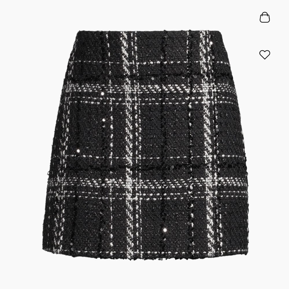 Toccin plaid mini skirt